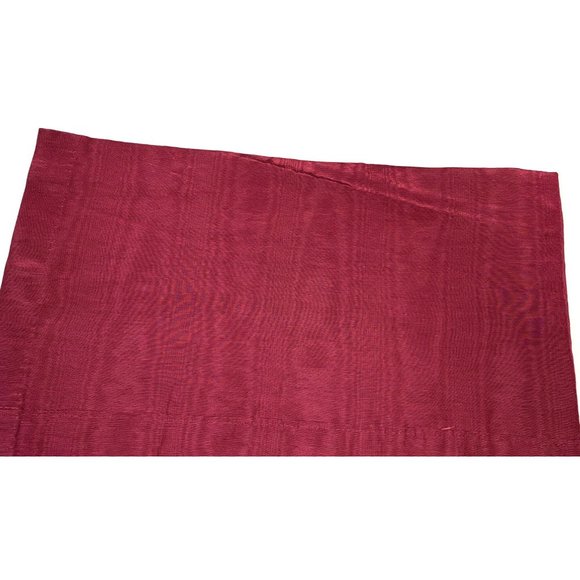 J.C. Penney Vintage 90s Grosgrain Valance Short Curtain Burgundy Red Rare Unique - Picture 2 of 7